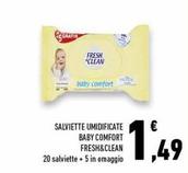 Offerta per Fresh & Clean - Salviette Umidificate Baby Comfort a 1,49€ in Conad Superstore
