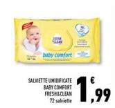 Offerta per Fresh & Clean - Salviette Umidificate Baby Comfort a 1,99€ in Conad Superstore