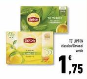 Offerta per Lipton Tea - Classico/limone/verde a 1,75€ in Conad Superstore