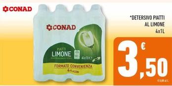 Offerta per Conad - Detersivo Piatti Al Limone a 3,5€ in Conad Superstore