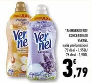 Offerta per Vernel - Ammorbidente Concentrato a 3,79€ in Conad Superstore
