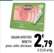 Offerta per Beretta - Salumi Affettati a 2,79€ in Margherita Conad