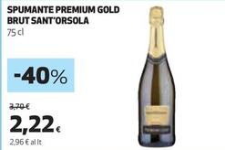 Offerta per Sant'orsola - Spumante Premium Gold Brut a 2,22€ in Ipercoop