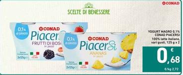 Offerta per Yogurt magro a 0,68€ in Spazio Conad