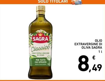 Offerta per Olio extravergine di oliva a 8,49€ in Spazio Conad