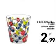 Offerta per Bicchieri a 2,99€ in Spazio Conad