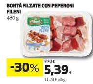 Offerta per Fileni - Bontà Filzate Con Peperoni a 5,39€ in Ipercoop