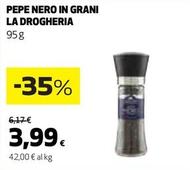 Offerta per La Drogheria 1880 - Pepe Nero In Grani a 3,99€ in Ipercoop