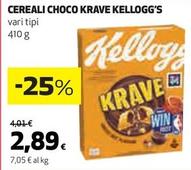 Offerta per Kelloggs - Cereali Choco Krave a 2,89€ in Coop
