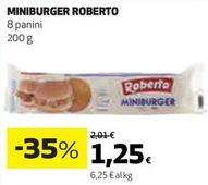 Offerta per Roberto - Miniburger a 1,25€ in Coop