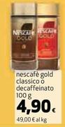 Offerta per Nescafé - Gold Classico O Decaffeinato a 4,9€ in Coop