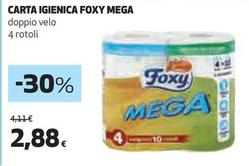 Offerta per Foxy - Carta Igienica Mega a 2,88€ in Ipercoop