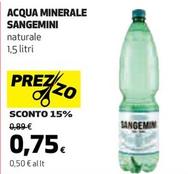 Offerta per Sangemini - Acqua Minerale a 0,75€ in Ipercoop