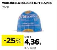 Offerta per Felsineo - Mortadella Bologna IGP a 4,36€ in Coop