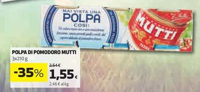 Offerta per Mutti - Polpa Di Pomodoro a 1,55€ in Coop