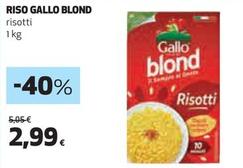Offerta per Gallo - Riso Blond a 2,99€ in Coop