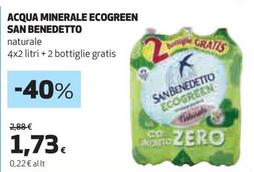 Offerta per San Benedetto - Acqua Minerale Ecogreen a 1,73€ in Coop