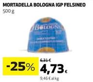 Offerta per Felsineo - Mortadella Bologna IGP a 4,73€ in Coop