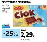 Offerta per Saiwa - Biscotti Oro Ciok a 2,29€ in Coop