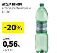 Offerta per Acqua Di Nepi a 0,56€ in Coop
