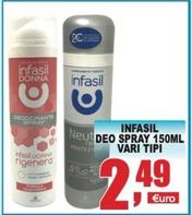 Offerta per Infasil - Deo Spray a 2,49€ in Quadrifoglio Commerciale