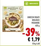 Offerta per Patamore - Gnocchi Rigati Biologici a 1,79€ in Conad
