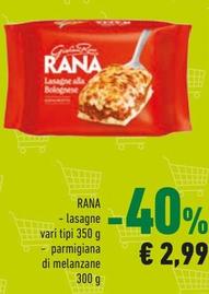 Offerta per Rana - Lasagne a 2,99€ in Conad