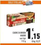 Offerta per Knorr - Cuore Di Brodo a 1,15€ in Conad