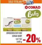 Offerta per Conad Baby - Omogeneizzati Bio in Conad