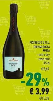Offerta per Rocca Rossa - Prosecco D.O.C. Treviso a 3,99€ in Conad