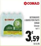 Offerta per Conad - Detergente Liquido Per Piatti a 3,59€ in Conad