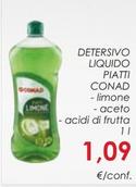 Offerta per Conad - Detersivo Liquido Piatti  a 1,09€ in Conad