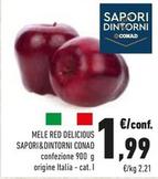Offerta per Conad - Mele Red Delicious Sapori&Dintorni  a 1,99€ in Conad