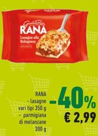 Offerta per Rana - Lasagne a 2,99€ in Conad
