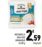 Offerta per Granarolo - Mozzarella Oggi Puoi a 2,59€ in Conad