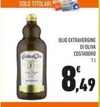 Offerta per Costa D'oro - Olio Extravergine Di Oliva a 8,49€ in Conad