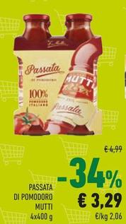 Offerta per Mutti - Passata Di Pomodoro a 3,29€ in Conad