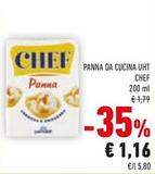 Offerta per Chef - Panna Da Cucina UHT  a 1,16€ in Conad