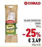 Offerta per Conad - Salame Casereccio  a 3,49€ in Conad