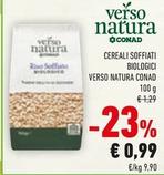 Offerta per Verso Natura Conad - Cereali Soffiati Biologici  a 0,99€ in Conad