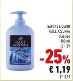 Offerta per Felce Azzurra - Sapone Liquido a 1,19€ in Conad