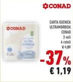 Offerta per Conad - Carta Igienica Ultramorbida a 1,19€ in Conad