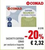Offerta per Conad - Sacchetti Custodia  a 2,32€ in Conad