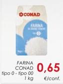 Offerta per Conad - Farina a 0,65€ in Conad