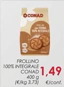 Offerta per Conad - Frollino 100% Integrale a 1,49€ in Conad
