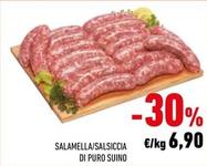 Offerta per Salamella/Salsiccia Di Puro Suino a 6,9€ in Conad