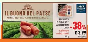 Offerta per Sapori&dintorni Conad - Prosciutto Di Parma D.o.p. a 3,99€ in Conad City
