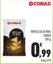 Offerta per Conad  - Tortillas Di Mais a 0,99€ in Conad City
