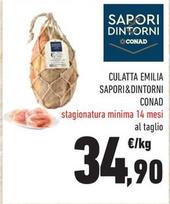 Offerta per Sapori&dintorni Conad - Culatta Emilia a 34,9€ in Conad City