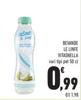 Offerta per Vitasnella - Bevande Le Linfe a 0,99€ in Conad City